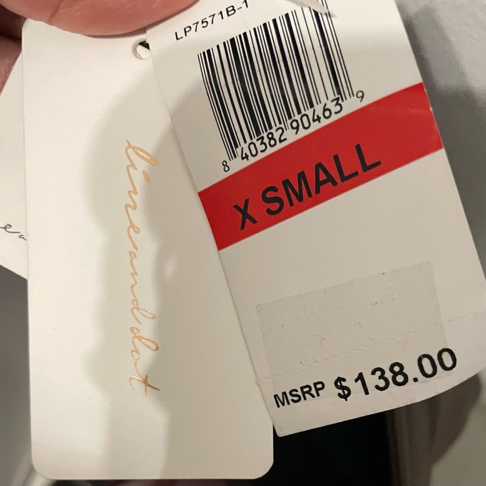 Line and Dot Faux Leather Halle Wide Leg Pants size xs - Picture 5 of 6